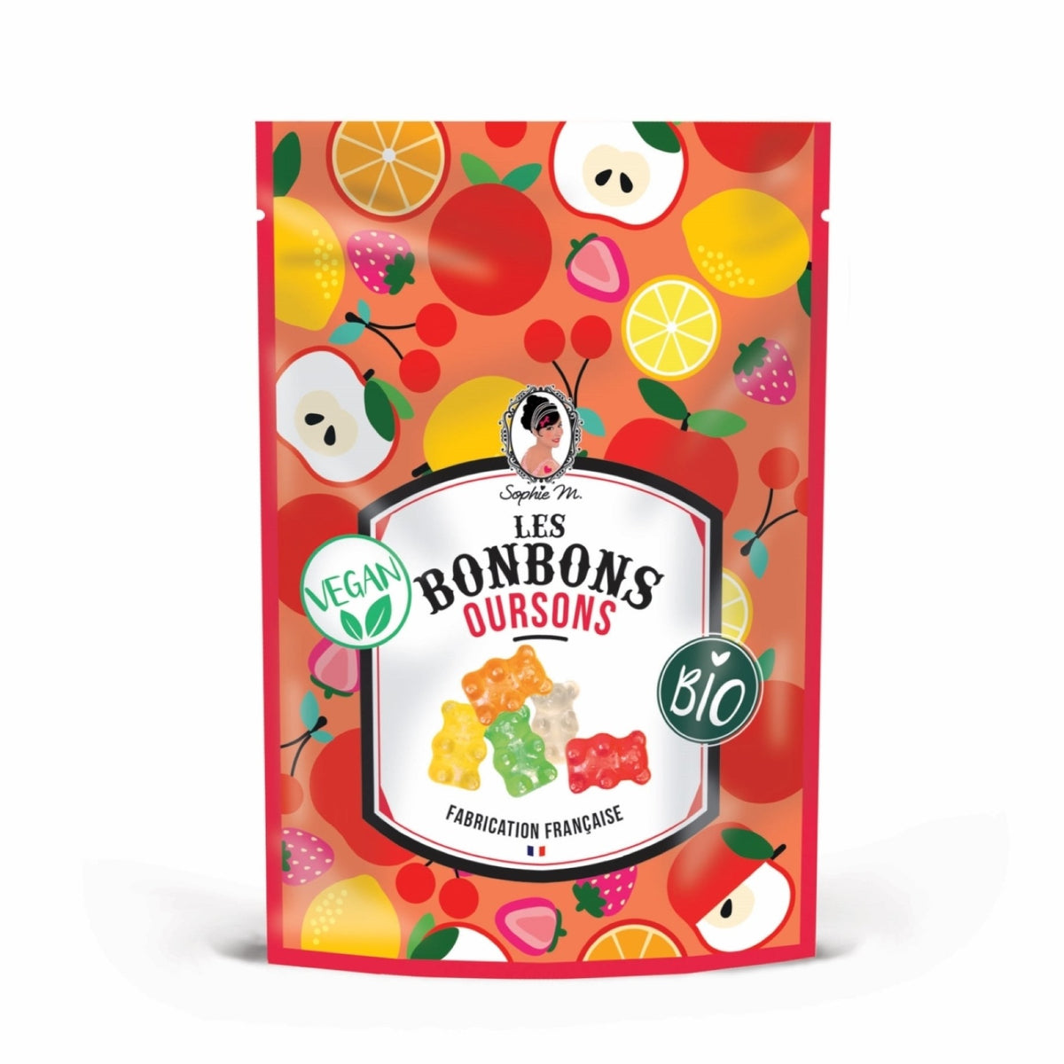 Bonbons Oursons Vegan & Bio – Sachet 80 g