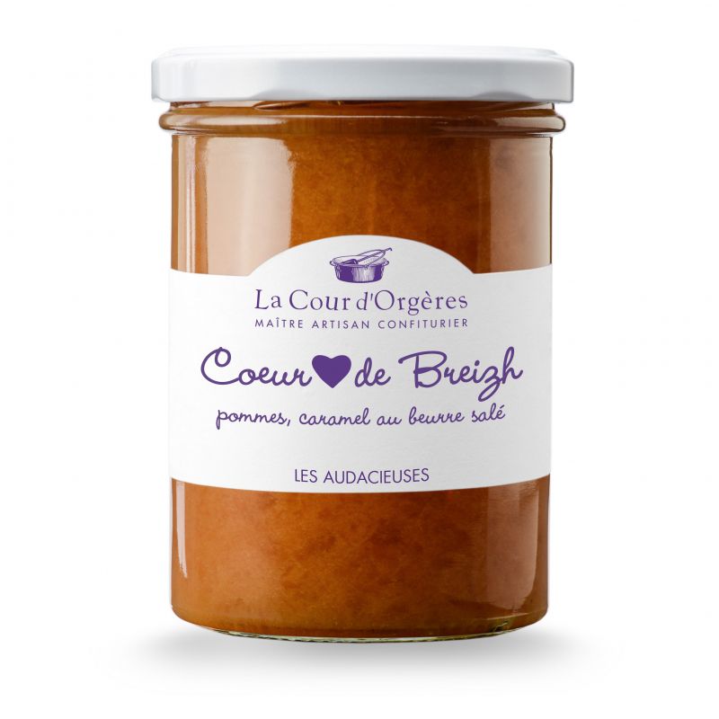 Confiture de pommes au caramel au beurre salé