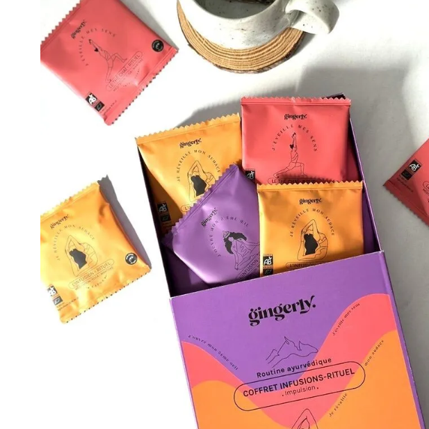 Coffret cadeau - Rituel Routine Impulsion – 15 infusions