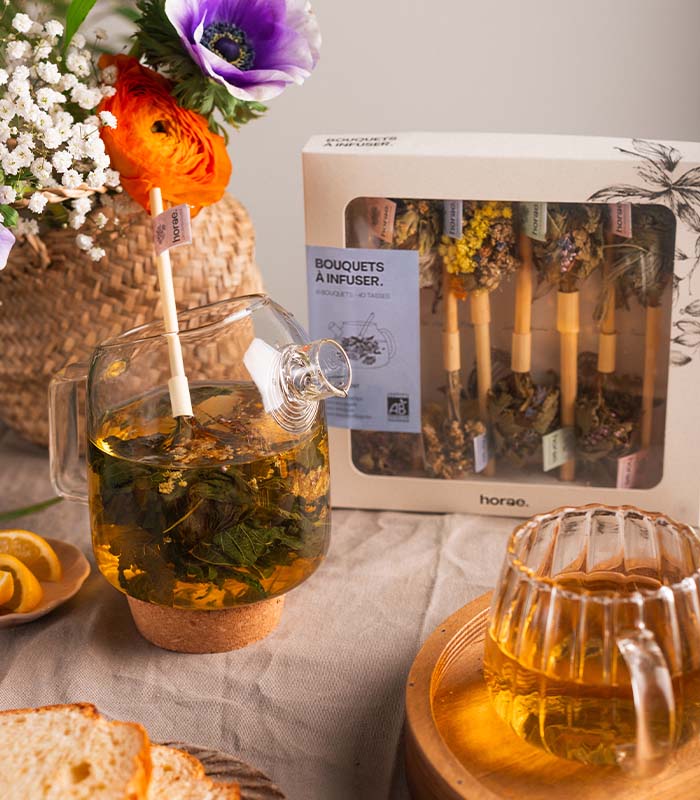 Coffret 8 Bouquets à Infuser en Théière Bio