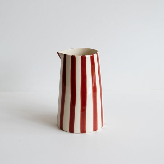 Grand pichet rayé Candy Stripe - L'essentiel