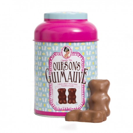 Oursons Guimauve – Boîte métallique 180 g - L'essentiel