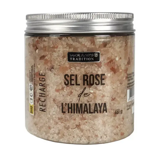 Sel rose de l'Himalaya - moulin et recharge