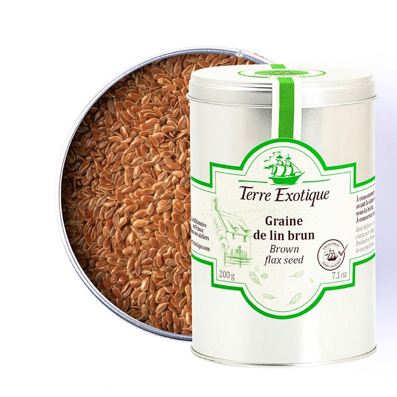 Graines de lin brun