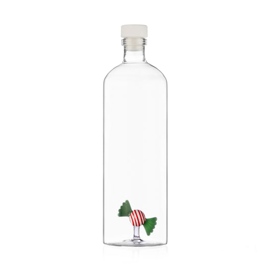 Bouteille en verre Bonbon vert et rouge – Collection Sweet and Candy