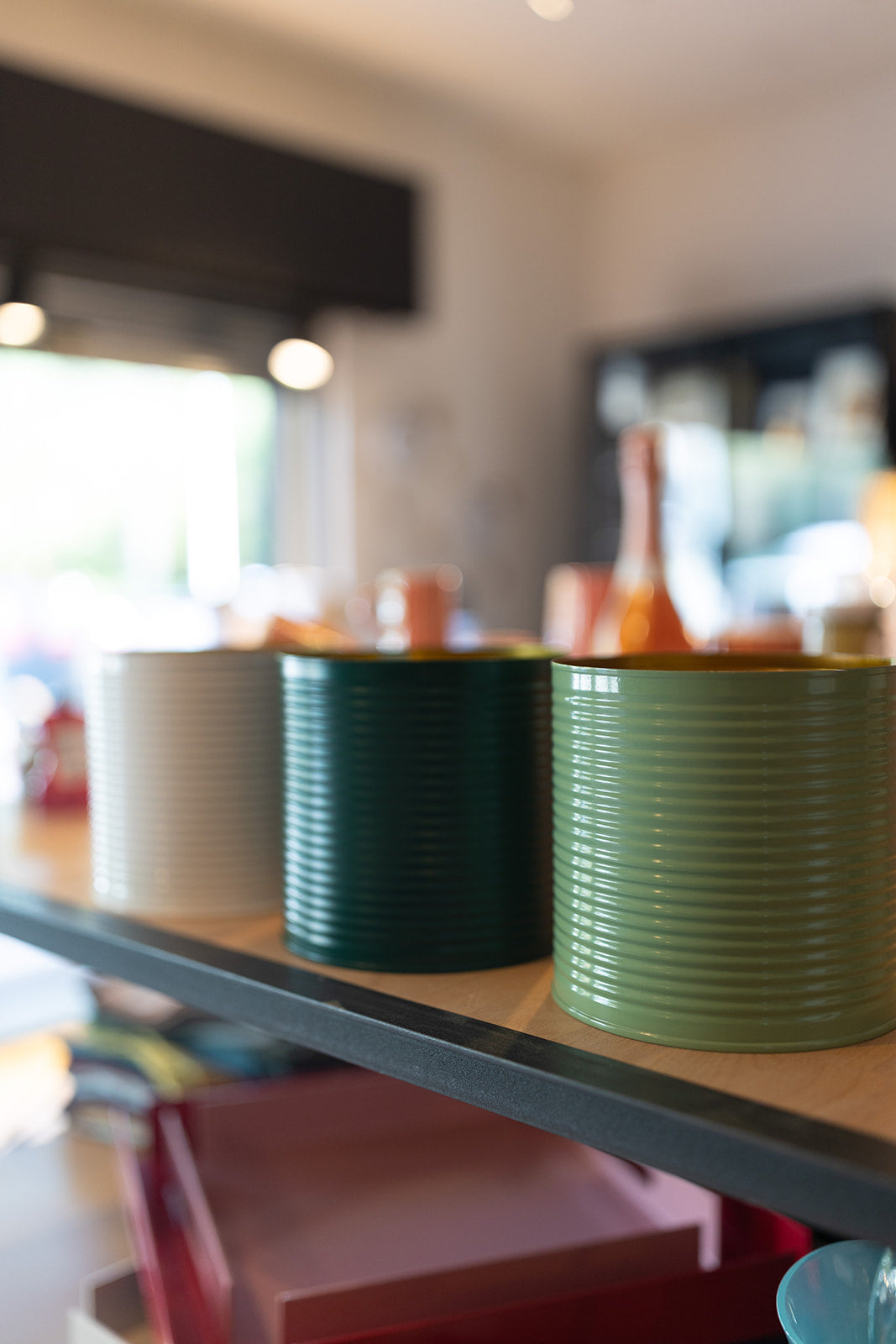 Bougie d’extérieur en métal coloré – 90h