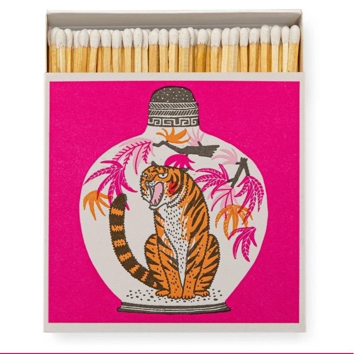 Boîte d’allumettes carrée  – Design illustré - L'essentiel