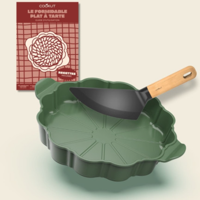Le Formidable Plat à Tarte avec couteau