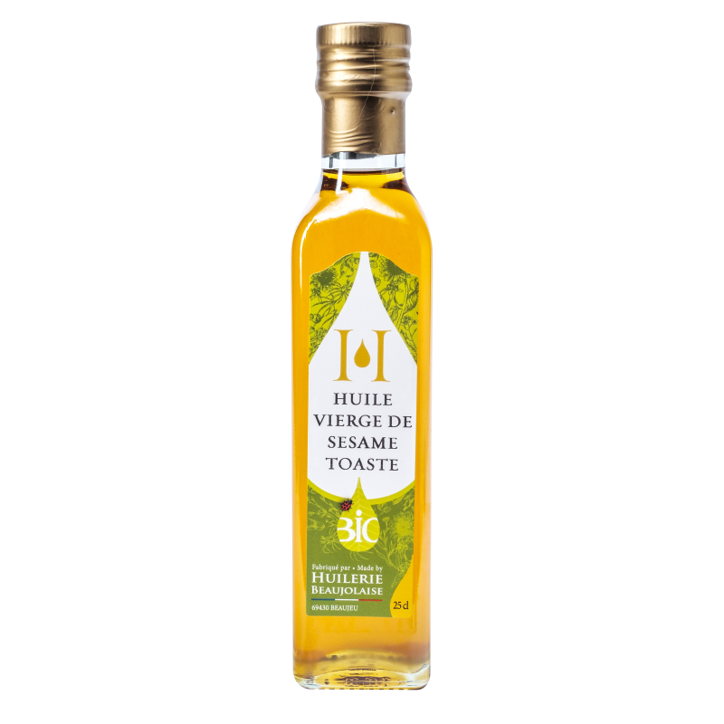 Huile vierge de sésame toasté bio