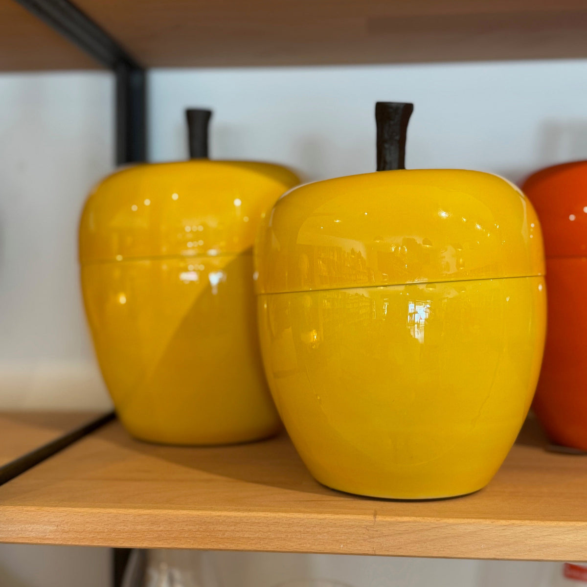 Seau à glaçons pomme APPLE Jaune Moutarde - L'essentiel