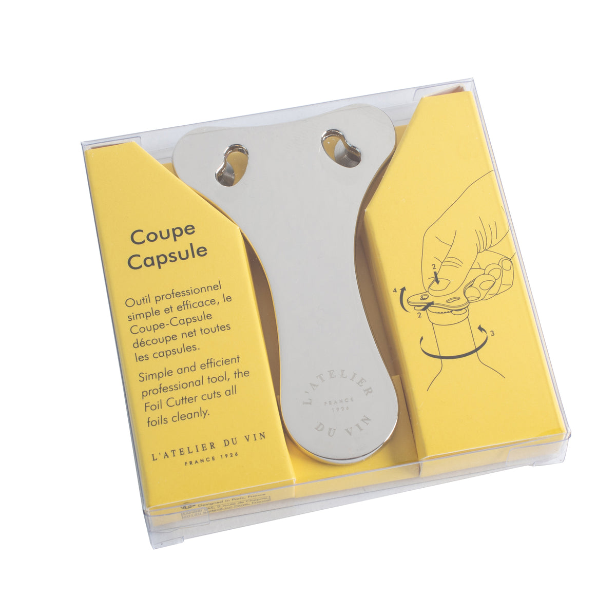 Coupe capsule chromé