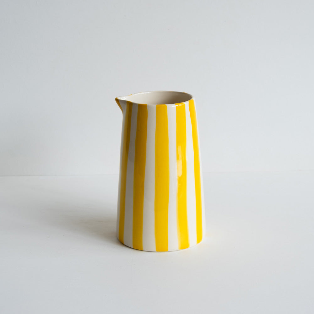 Grand pichet rayé Candy Stripe - L'essentiel