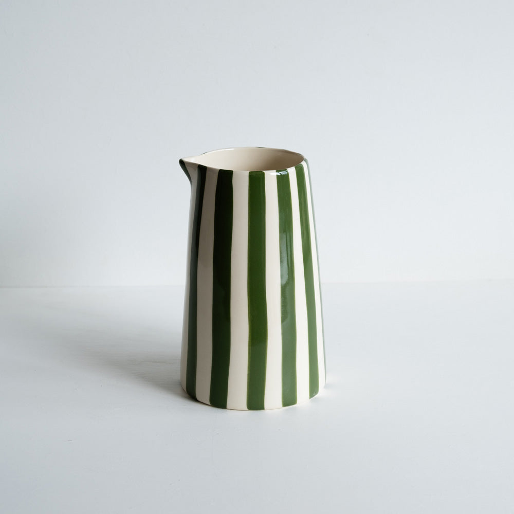Grand pichet rayé Candy Stripe - L'essentiel