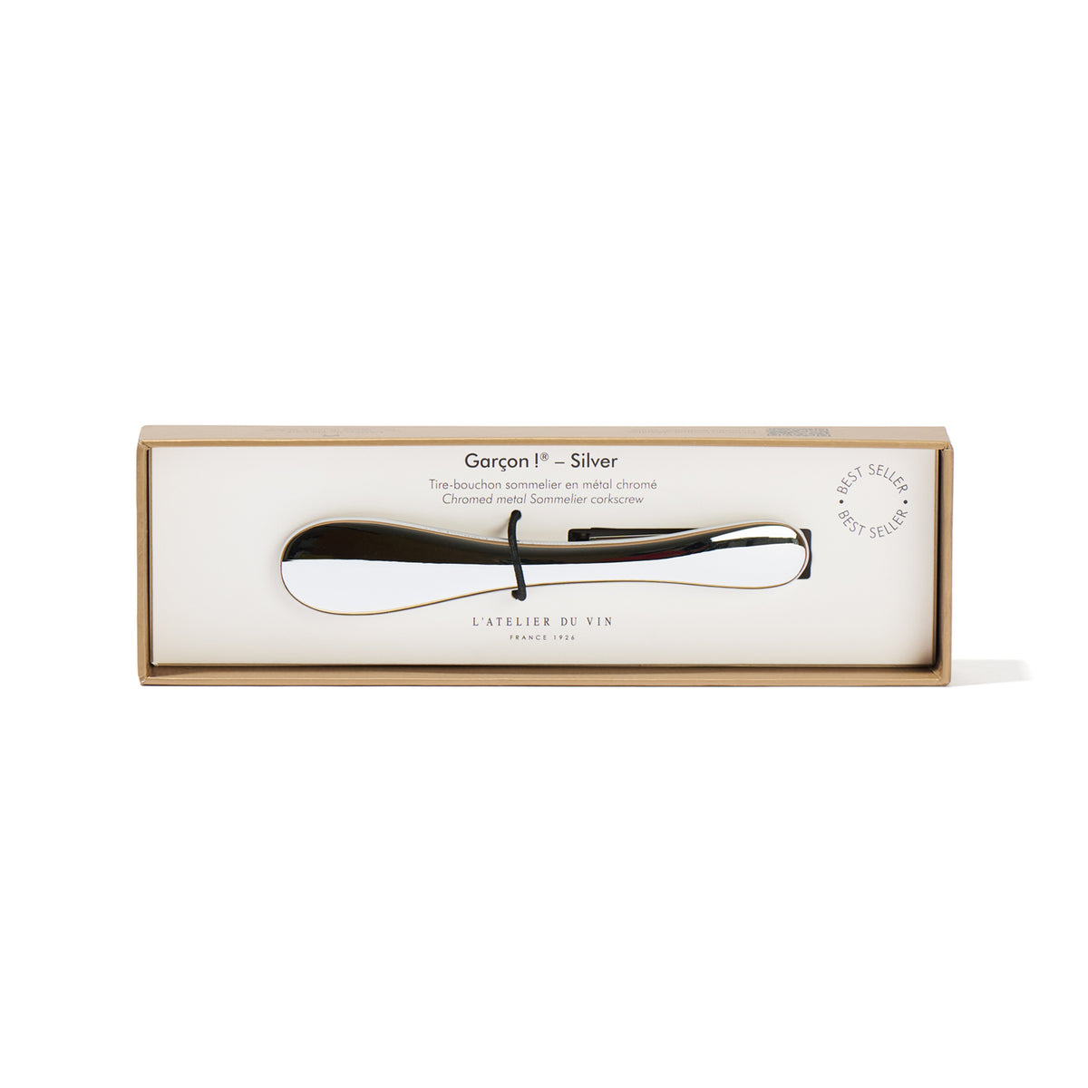 Tire bouchon "garçon" chromé