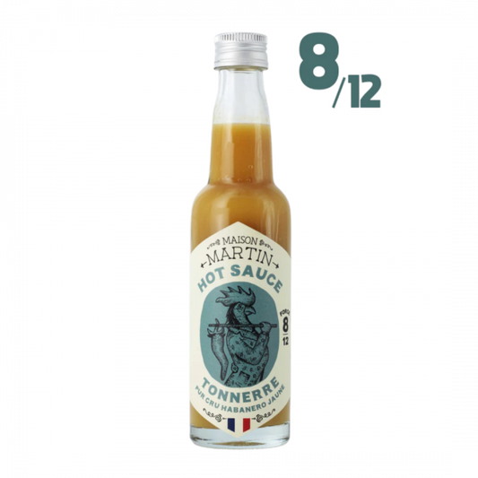Sauce piment habanero jaune TONNERRE
