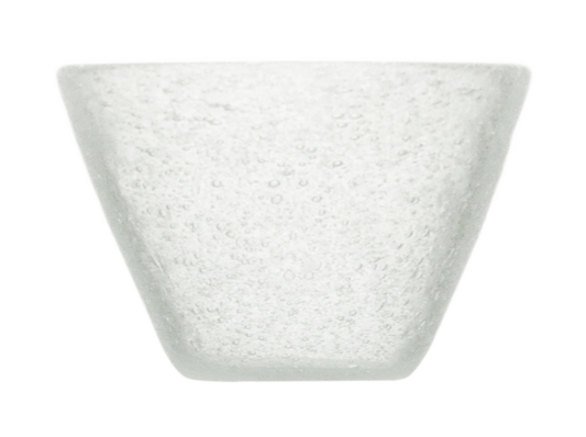 Saladier bulles en verre - L'essentiel