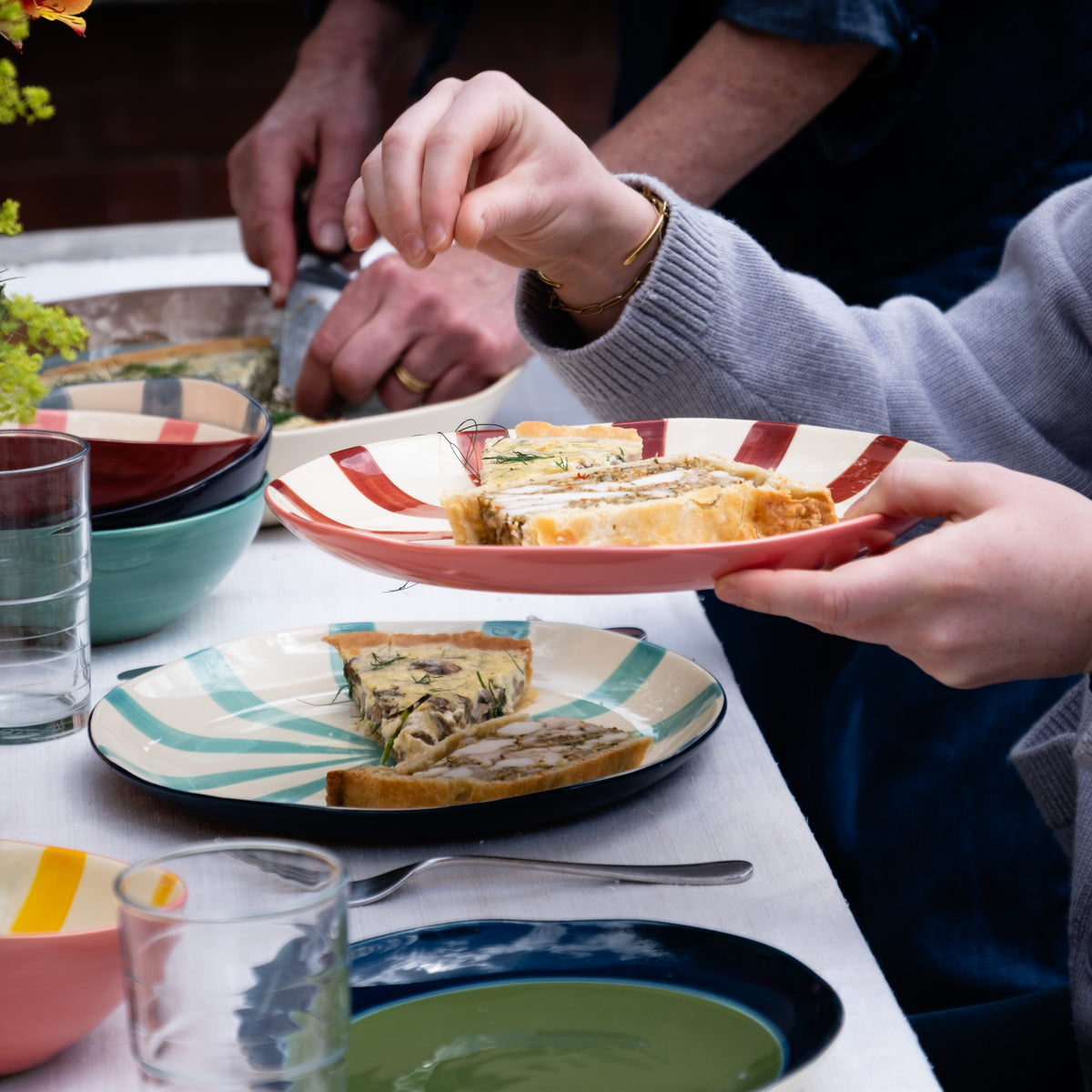 Supper Plates Candy Stripe - L'essentiel