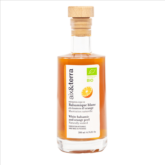 Balsamique blanc et écorces d'oranges BIO - L'essentiel