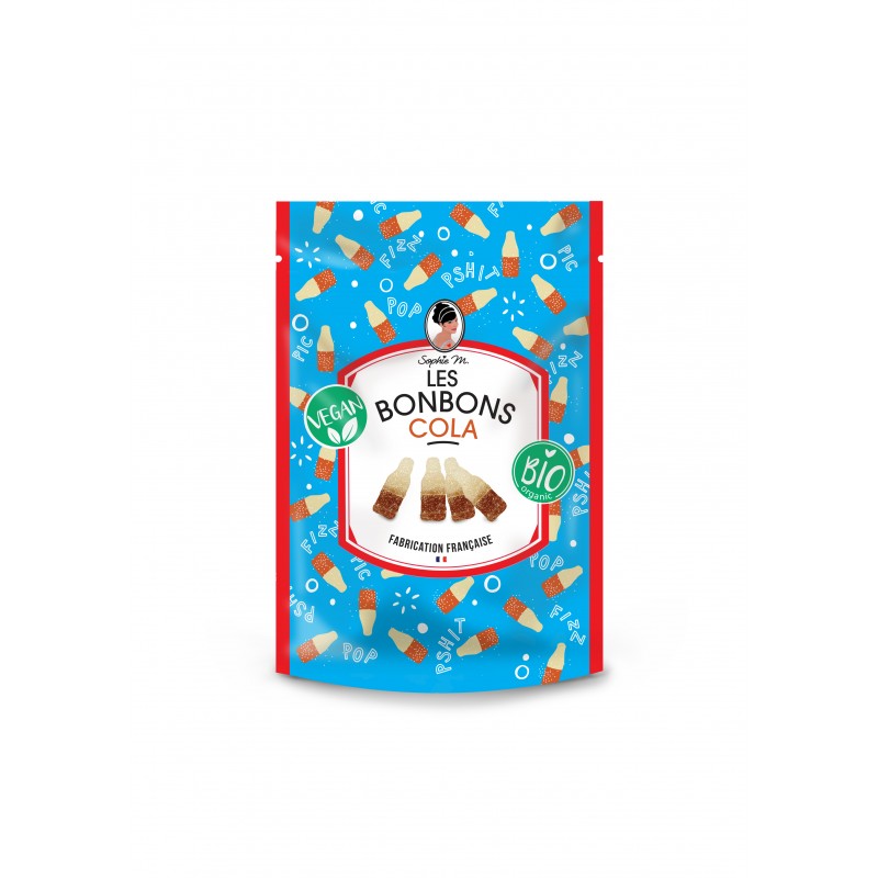 Bonbons Bio & Vegan Cola  – Sachet 80 g - L'essentiel