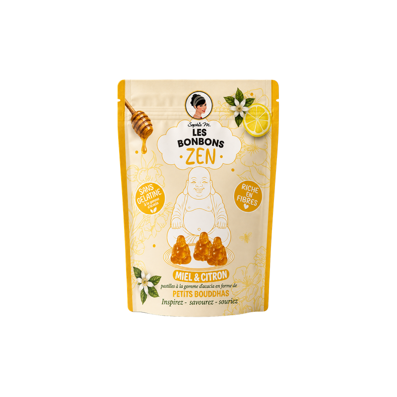 Bonbons Zen Miel-Citron - Sachet 50 g