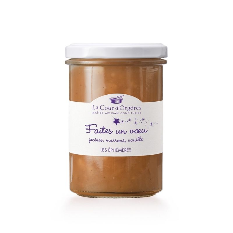Confiture Faites un vœu – Poire, Marron & Vanille