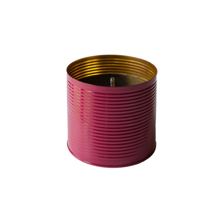 Bougie d’extérieur en métal coloré – 90h