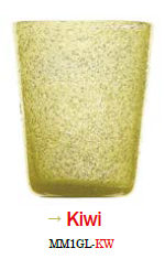 Verre bulles soufflé en verre