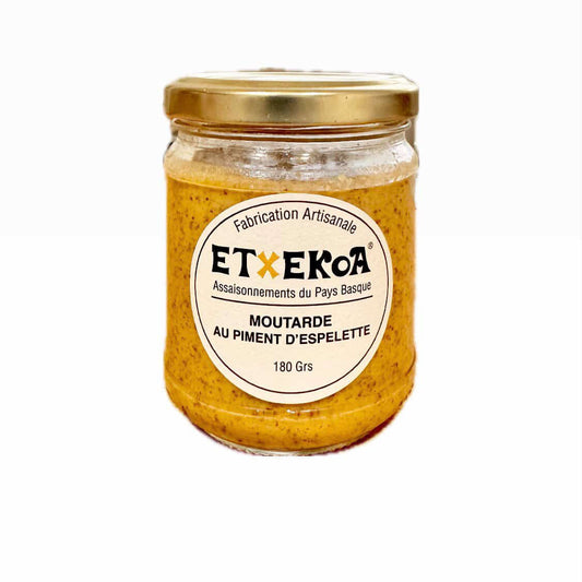 Moutarde artisanale au piment d'Espelette AOP
