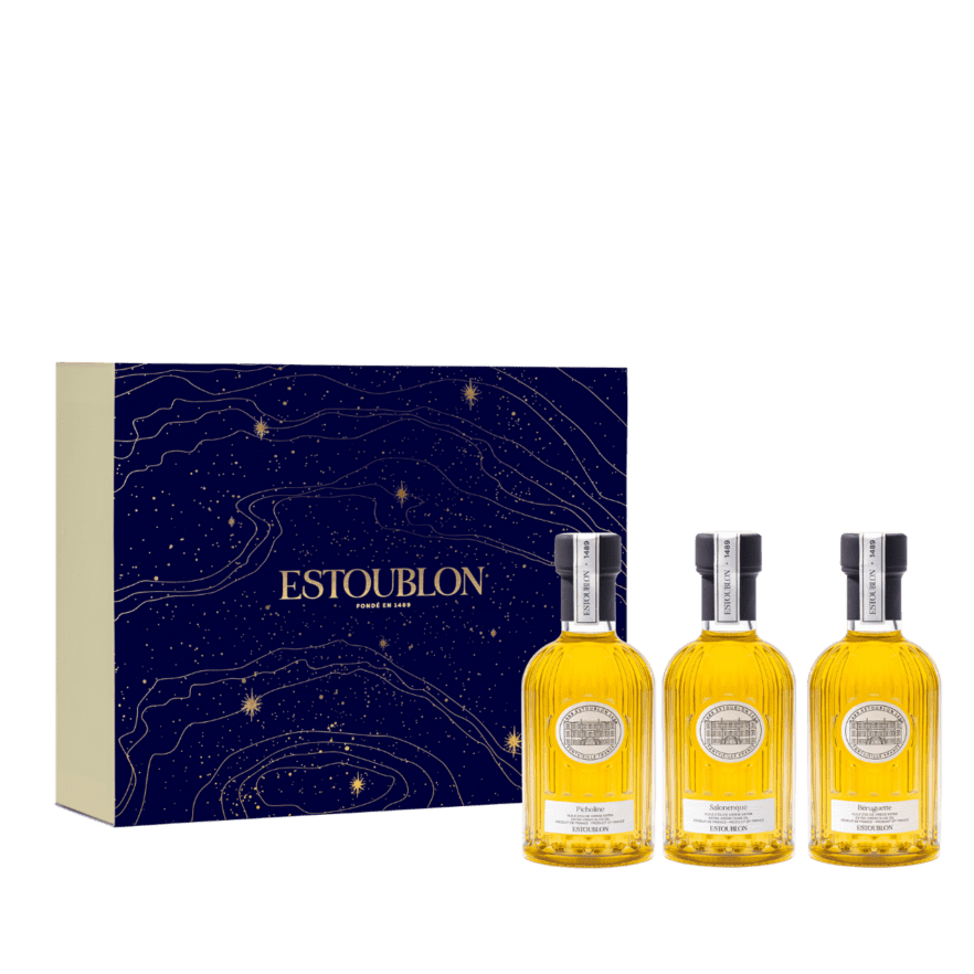 Coffret La Nuit Étoilée – 3 Huiles d'Olive 20 cl