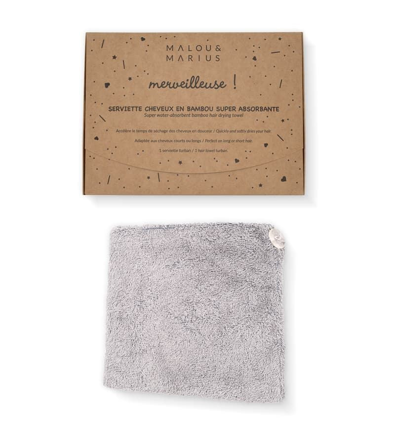 Serviette absorbante pour cheveux