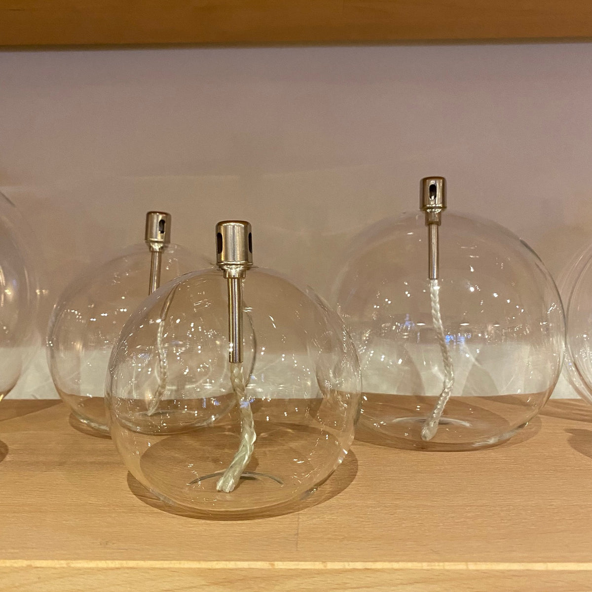 Lampe à huile lisse Sphère  (5 tailles) - L'essentiel