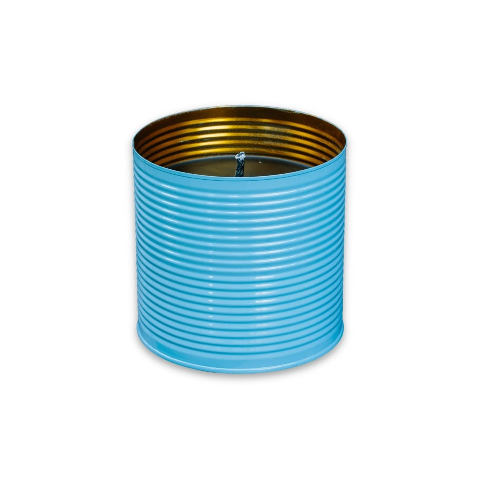 Bougie d’extérieur en métal coloré – 90h