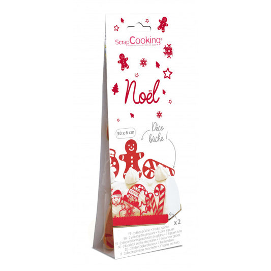 Déco bûche "Noël"