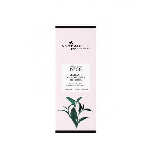 Infusion BIO : Madame a la gueule de bois