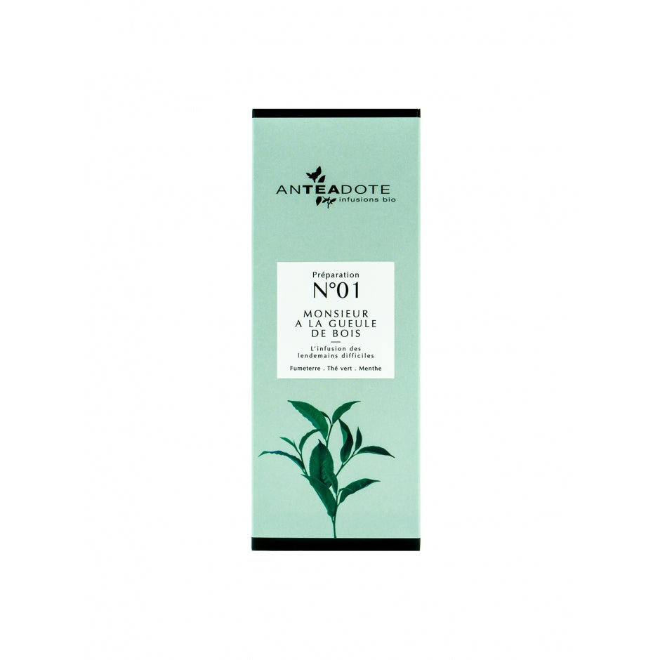 Infusion BIO : Monsieur  a la gueule de bois
