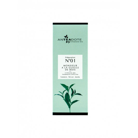 Infusion BIO : Monsieur  a la gueule de bois