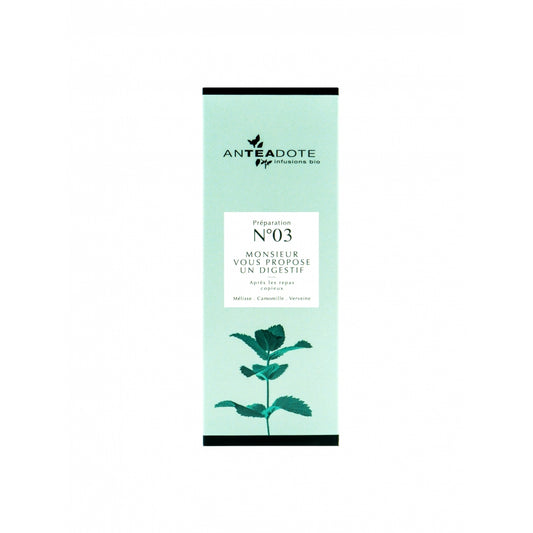 Infusion BIO : Monsieur vous propose un digestif
