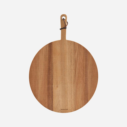 Planche ronde Pizza en acacia