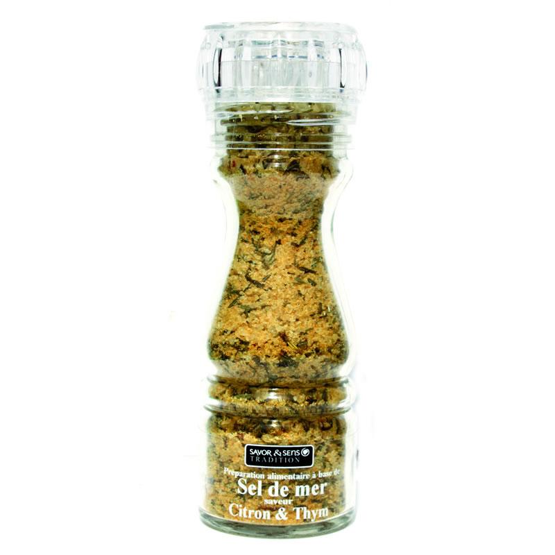 Sels, poivres, épices Sel saveur citron thym - L'essentiel